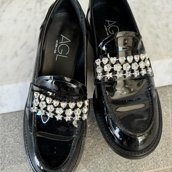 AGL Lola Strass Mixed Crystal Loafer - Picture 3 of 5